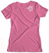 Oceanbourne Women's Pink Short Sleeve T-shirt (back)